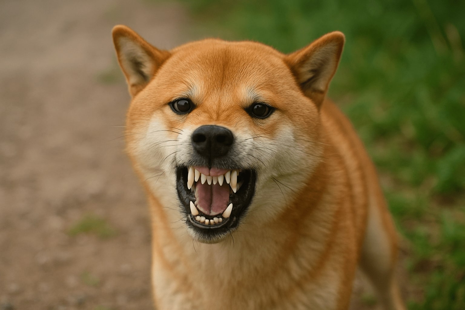 shiba grogne aiko