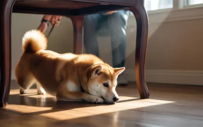Mon Shiba a peur du vent : comment le calmer efficacement